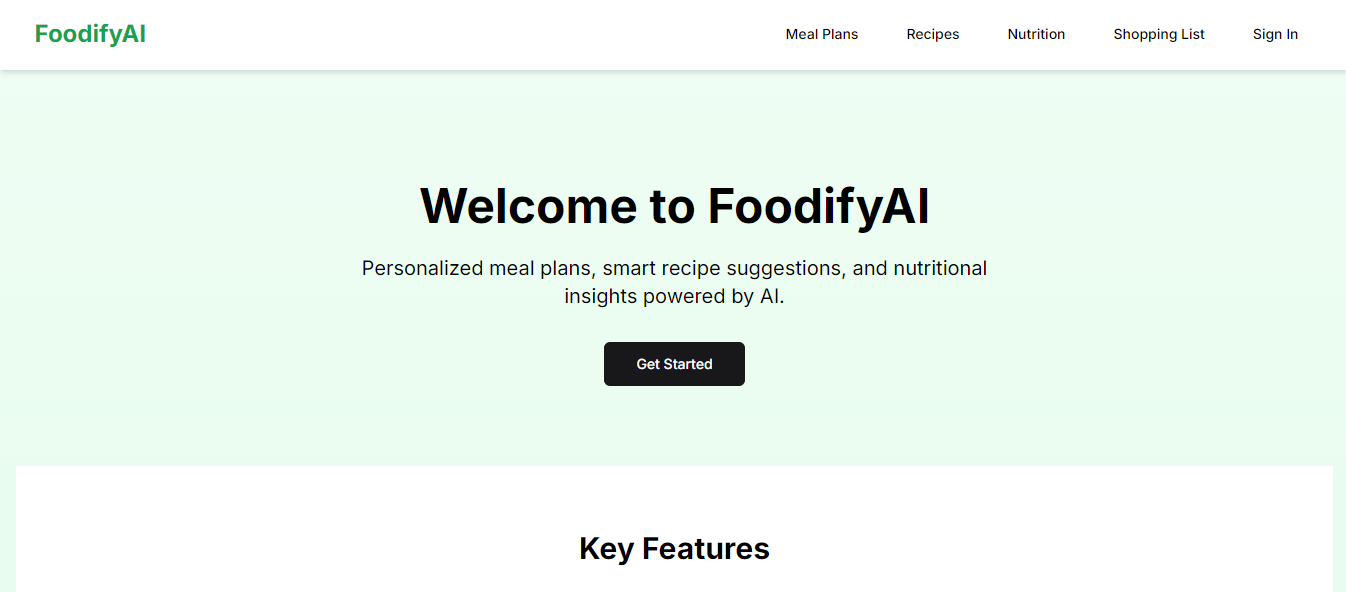 Foodify AI